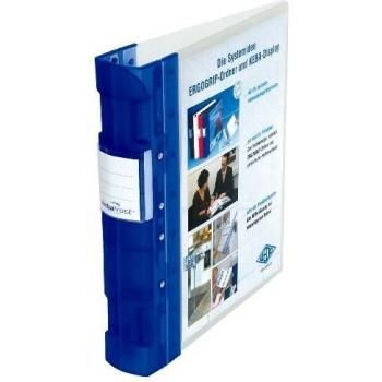 Classeur de présentation WEDO Ergogrip ICE A4 56 mm bleu transparent