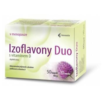 Izoflavony Duo s vitamínem D 50 kapslí + 10 zdarma