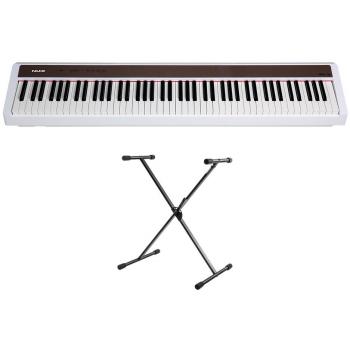 Piano Numérique NUX NPK10/WH avec support et banc