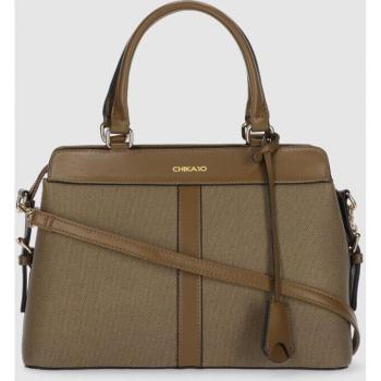 Bolso de Mano Multiposición Chika10 6812-4 Taupe
