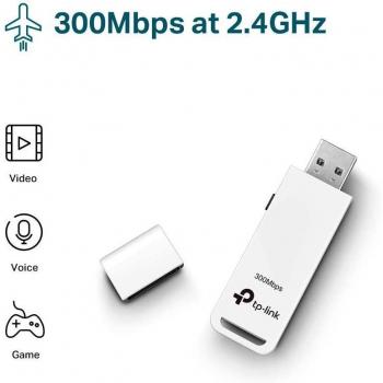 Tarjeta de Red TP‑Link 300 Mbps N con Encriptación Fácil