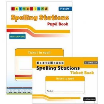 Spelling Stations Workbook & Ticket Book 1