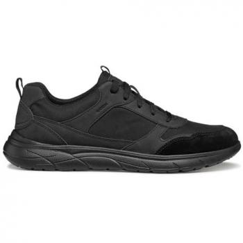 Men's Black Portello Trainers – UK 6.5 (Geox)