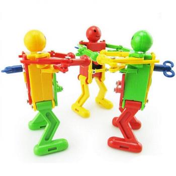 2Pcs Wind-Up Dancing Robot Toy