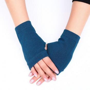 Girls' Embroidered Cotton Mittens