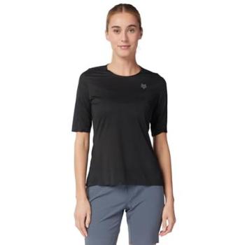 Fox Flexair Ascent SS Women's Jersey – Black – Size L