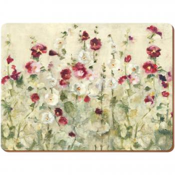 Creative Tops Wild Field Poppies Cork-Backed Placemats Set