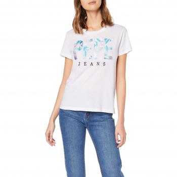 Camiseta Pepe Jeans Maria PL504083, Optic White 802, X-Large Mujer
