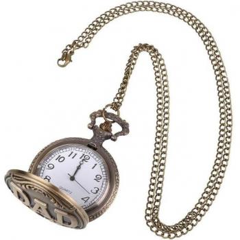 Montre de Poche Classique avec Chaîne en Alliage