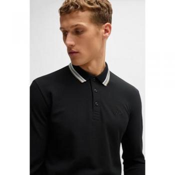 BOSS Regular Fit Poloshirt mit Label-Stitching