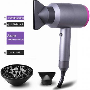 Electric Hair Dryer with Hammer Blower and Negative Ions