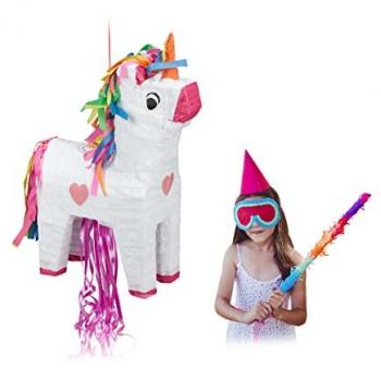 Relaxdays Licorne en Papier Décoratif