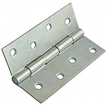Forge Professional Grade 100mm Steel Zinc Plated Butt Hinge