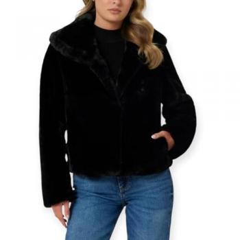 Giacca donna Guess New Sophy W0BL0N WDCH0 Nero Regular Fit