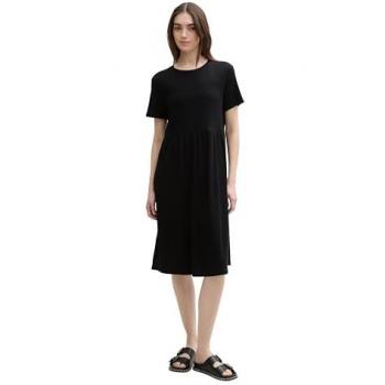 TOM TAILOR Denim Damen Sommerkleid aus Baumwoll-Elasthan