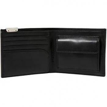 Cartera Bifold Calvin Klein Ckj Micro Pebble, Hombre, Negro