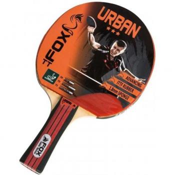 Bate de Tenis de Mesa One Size Fox TT Urban 3★ (Rojo/Negro)