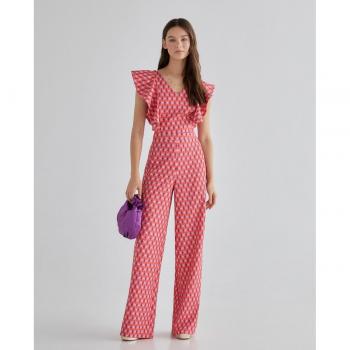 Green Coast Pantalón Ancho para Mujer Estampado