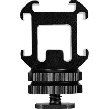 Triple Shoe Mount Flash Microphone Holder for Zhiyun Smooth 4