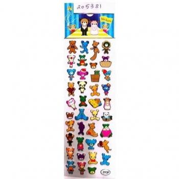 Compact Cuddle‑Mascot Labels (Black)