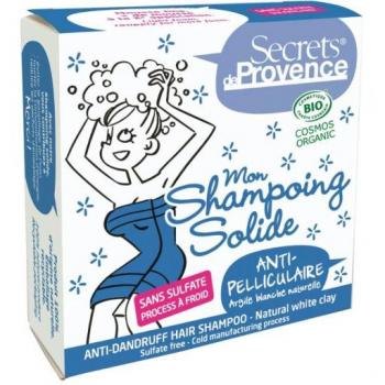 Champú Sólido Anticaspa Bio de Secrets de Provence 85gr