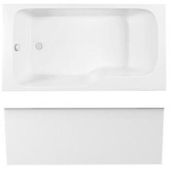 Jacobs Delafón Pack 160x85 Malice: Bañera y Ducha con Delantal en Hornacina