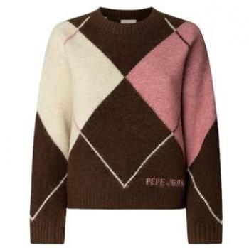 Pepe Jeans Women’s XS Sweetheart Knit – Chocolate Brown