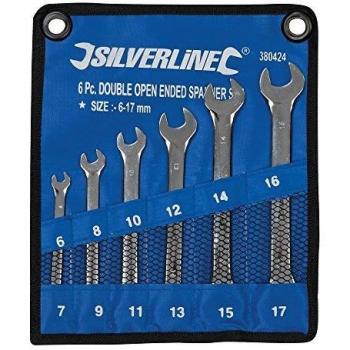 Juego de Llaves Fijas Silverline, 6 mm
