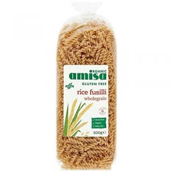 Gluten Free Rice Fusilli (Whole Grain, Organic) – 500 g