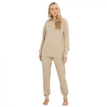 Haut confortable à demi-zip Long Tall Sally en marle naturel