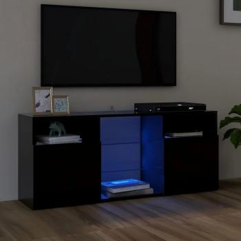 Mueble TV salon con luces LED 120x30x50 cm