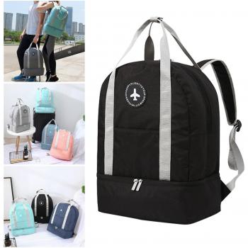 Weekender-Rucksack für Tanz und Yoga mit separatem Fach
