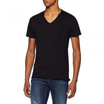 Schwarzes Herren-T-Shirt Baumwolle