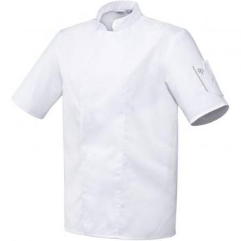 Manches Courtes Veste Cuisine Robur Nero XL Blanche