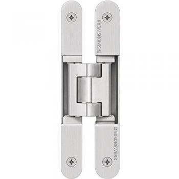 Türband 240 mm, 3‑D‑Profil, Edelstahl‑Look – Simonswerk Tectus