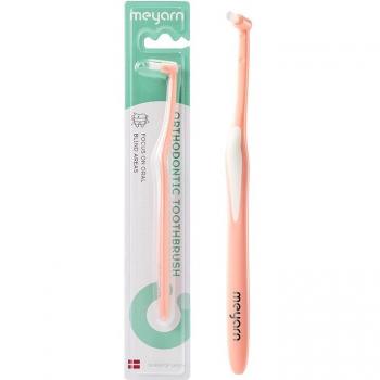 Brosse à dents orthodontique portable, 3 pièces, petite tête, douce, pour appareils orthodontiques