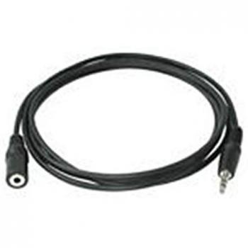 5 m Black 3.5 mm Stereo Audio Connector Cable