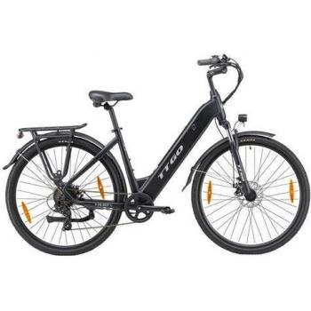 Vélo Électrique TTGO HZ‑28ST : Moteur 250 W, batterie 36 V 20 Ah, pneus 28″, frein à disque mécanique – Noir