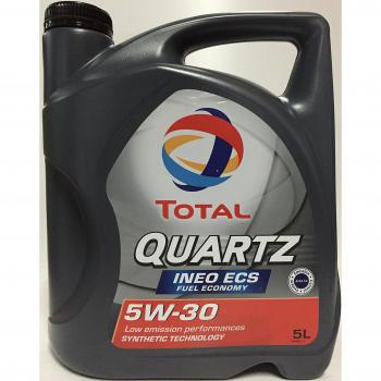 Total Quartz Synthetic Car Engine Motor Oil INEO ECS Economy 5W30
