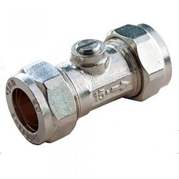 5mm x 15mm Chrome Isolator Valve