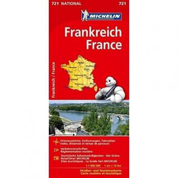 Michelin Frankreich einseitig: Straßen