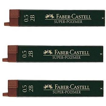 Faber-Castell 0,5 mm 2B Pointes Fineline Super-Polymère