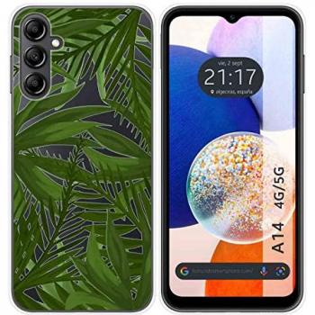 Funda de Silicona Transparente para Samsung Galaxy A14 4G / 5G Jungla