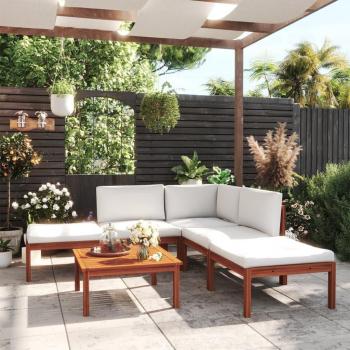 Maison Exclusive Jardín Acacia con Ropa de Cuerda 6 Piezas