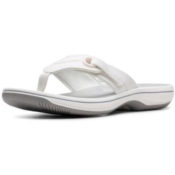 Clarks Brinkley Reyna Light‑Footed Flats – White