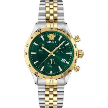 Versace Chronograph Hellenyium Petite Armbanduhr für Herren