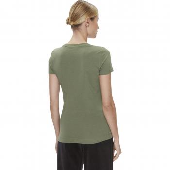 T‑shirt Femme Guess Studs Box Couleur Kaki