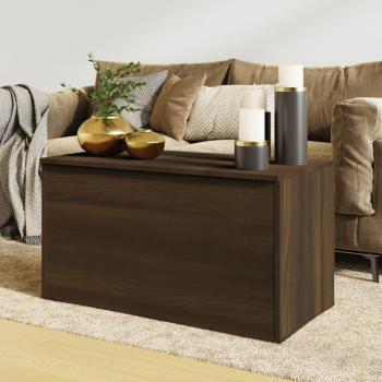 VidaXL Brown Oak Storage Container 84x42x46 cm Engineered Wood