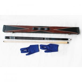 Bâton de billard 1/2 avec étui et gants
