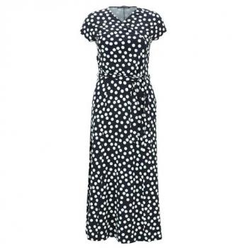 Betty Barclay Jerseykleid in Dunkelblau mit Blumen